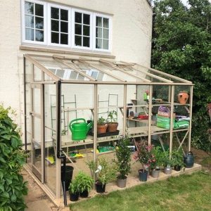 Elite Kensington Lean to Greenhouse in Ireland at A1 Greenhouses