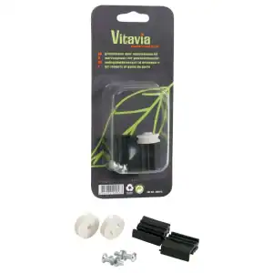 Replacement greenhouse door maintenance kit for A1 Greenhouses, includes rollers and hardware, perfect for door adjustment and maintenance, ensuring optimal greenhouse functionality and longevity.